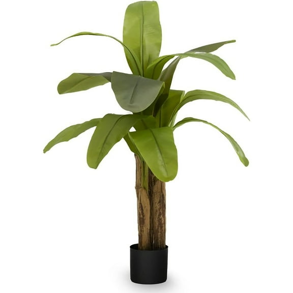 Open Box Maia Shop Artificial Banana Tree Tropical Home Decoration, 47 Inches