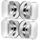 thumbnail image 5 of BESTYASH 4Ud Asa Portátil Con Ventosa Para Puertas Y Muebles Color Plata, 5 of 7