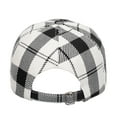 thumbnail image 5 of Baseball Cap Fashion Men Women British Plaid Printed Baseball Caps Duck Tongue Caps Sun Hats Baseball Hat White One Size, 5 of 5