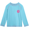 thumbnail image 6 of Real Love Girls' Rash Guard - 2-Pack Quick Dry Long Sleeve Swim Shirts for Girls (Sizes: 2T-16), 6 of 7
