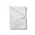 thumbnail image 2 of Lab Soft Flannel Fleece Throw Blanket, Scientific Research Elements Microscope Tubes and Signs and , Cozy Plush for Indoor and Outdoor Use, 60" x 80", Fuchsia and White, by Ambesonne, 2 of 5