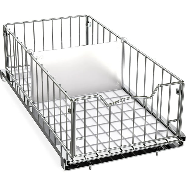 SimpleHouseware Pull Out Sliding Basket