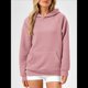 thumbnail image 4 of Sudadera con Capucha para Mujer, de Forro Extragrande, de Larga, Cómoda e Informal, Estilo Otoño 2025, Y2K Rosa M, 4 of 8