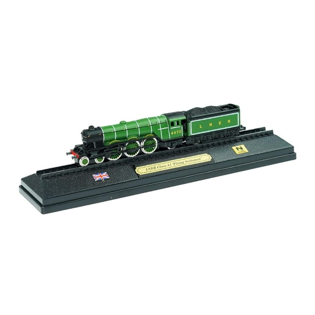 Bunblic 1:160 Modèle de Locomotive Train Boîte Acrylique Anti-Poussière Collections Jeu de Rôle avec Écossais Volant