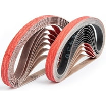 25 PACK 3/8“ X 13” Metal Grinding Ceramic 10 x 330 mm Sanding Belts, 40 Grit