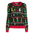 thumbnail image 5 of No Boundaries Juniors’ Christmas Sweater, 5 of 5