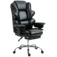 thumbnail image 1 of CoSoTower Grande Chaise de Bureau pour Personnes de Grande Taille, Chaise de Bureau 400 Lb Très Rembourrée avec Coussin à Ressorts, Mousse Profilée, Cuir PU, 1 of 7