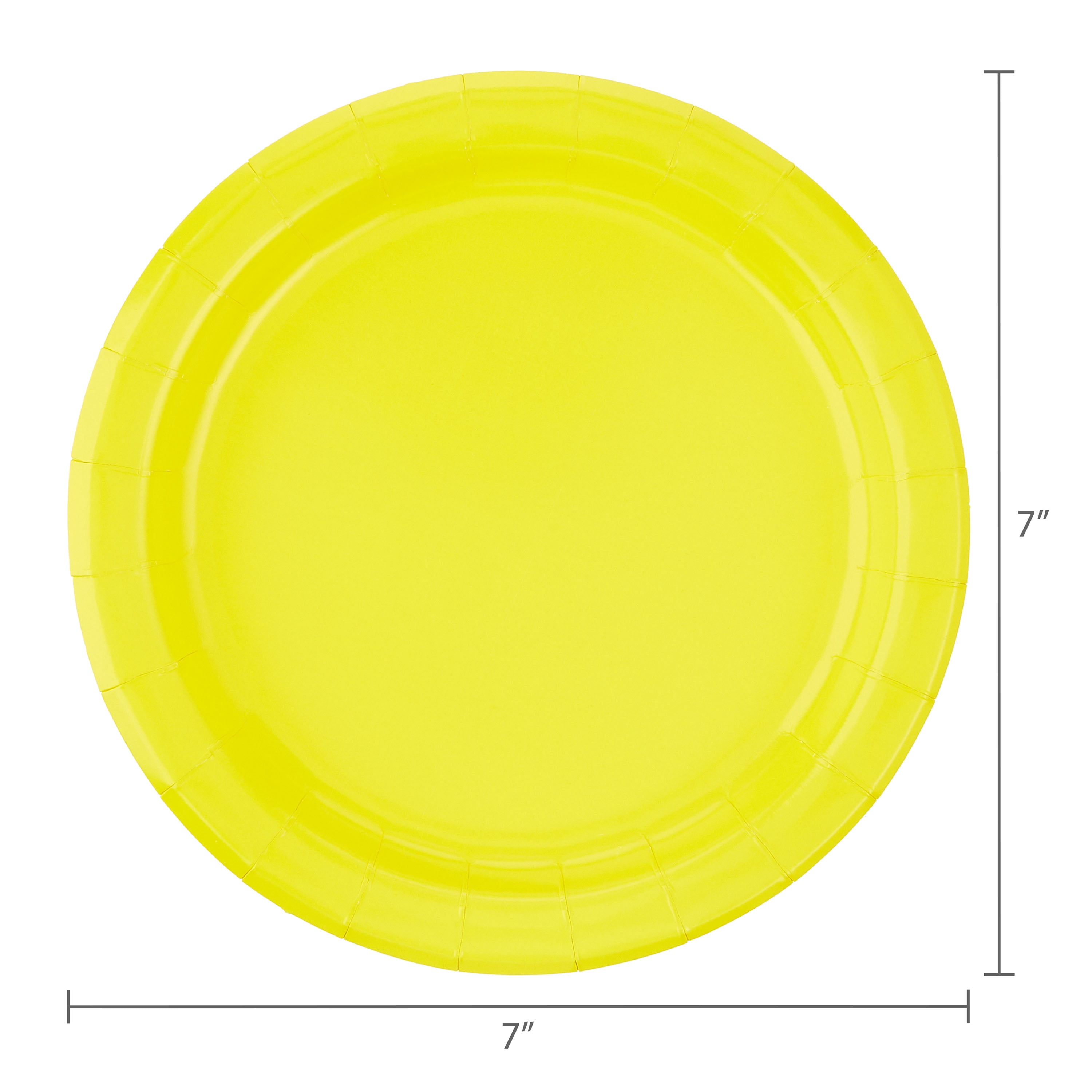 (6 pack) 12CT 7IN Multicolor Dessert Paper Plates by Way to Celebrate