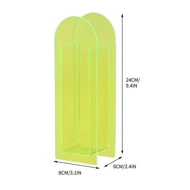 Creative Transparent Colored Living Room Dry Flower Geometric Flower Vase Decorations