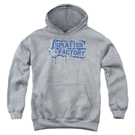 - Graffic Splatter - Youth Hooded Sweatshirt - Medium