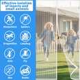 thumbnail image 3 of Debonair Magnetic Screen Door - Self Sealing, Heavy Duty, Hands Free Mesh Partition Keeps Bugs Out - Pet and Kid Friendly - 38 Inch x 83 Inch, 3 of 8