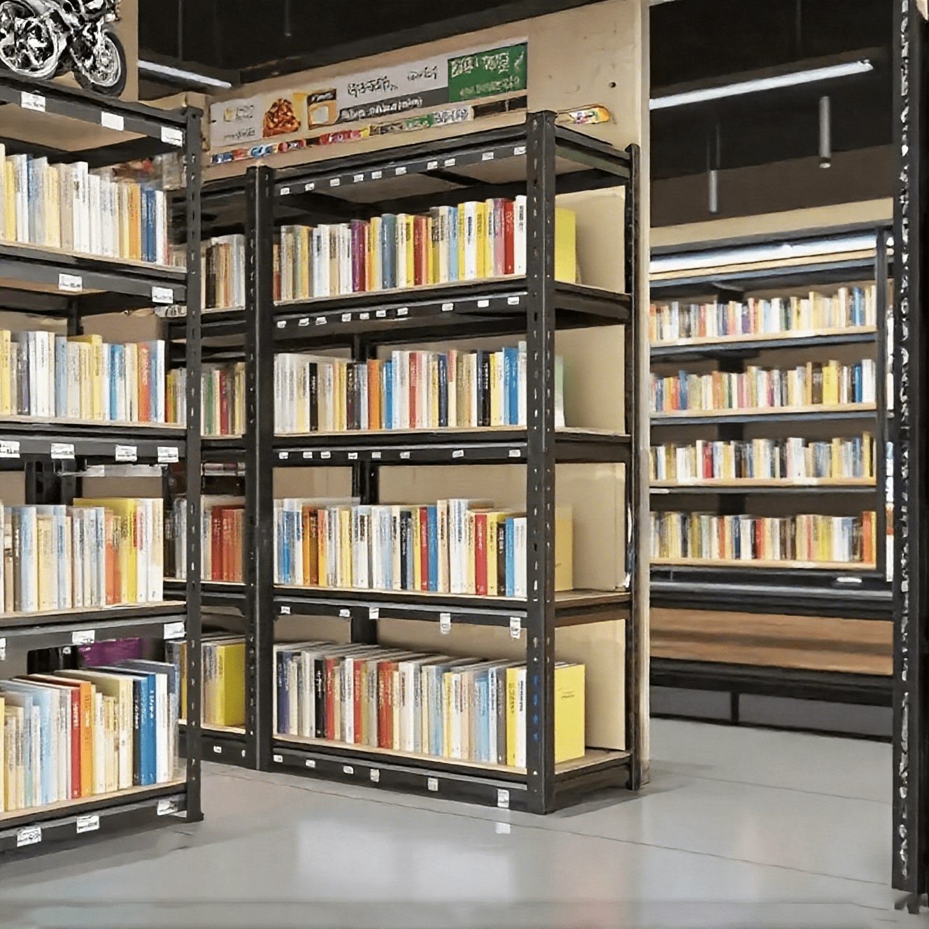 59/70.8-inch storage rack, 5 adjustable shelves, 2000-pound load capacity, special pattern design, high material hardness
