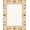 Gold, Pattern 6, variant on ODIKA 4'x6' Machine Washable Non-Slip Area Rug, Enchanted Garden Floral Scrollwork High Traffic Rug, Beige, 470535