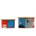 thumbnail image 4 of vidaXL Tables Basses 2 Pcs Bois de Manguier Massif, 4 of 5