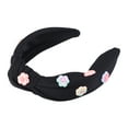 thumbnail image 5 of Unique Bargains 1 Pc Vintage Floral Headbands for Women Black, 5 of 6