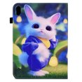 thumbnail image 5 of ELEHOLD for iPad Mini (6th Generation),Flip Leather Case Cover with Card Holders Adjustable Kickstand Anti-Slip Elastic Band Shockproof Full Protective Case for iPad Mini 6,Rabbit, 5 of 9
