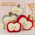 thumbnail image 6 of Apple Throw Pillow,Soft Plush Fruit Cushion,3D-Apple Shaped Plush Pillow for Bed Chair Sofa, 6 of 6
