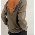 thumbnail image 2 of Pull en Tricot à Chaîne Sans Dos, 2 of 9