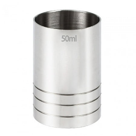 

Bar Jigger Cup Stainless Steel Measuring Cup for Kitchen Home Drink Markings 50ml