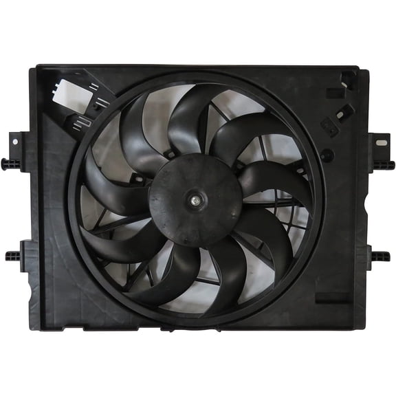 New Dual Radiator And Condenser Fan Compatible With Nissan Sentra SV SR S Sedan 4-Door 2.0L L4 1997cc 2020 2021 By Part Numbers NI3115164 21481-6LB0B 762405-23737-4 624750
