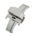 thumbnail image 1 of Flmtop Stainless Steel Flip Lock Butterfly Deployment Clasp Watch Deployant Buckle, 1 of 1