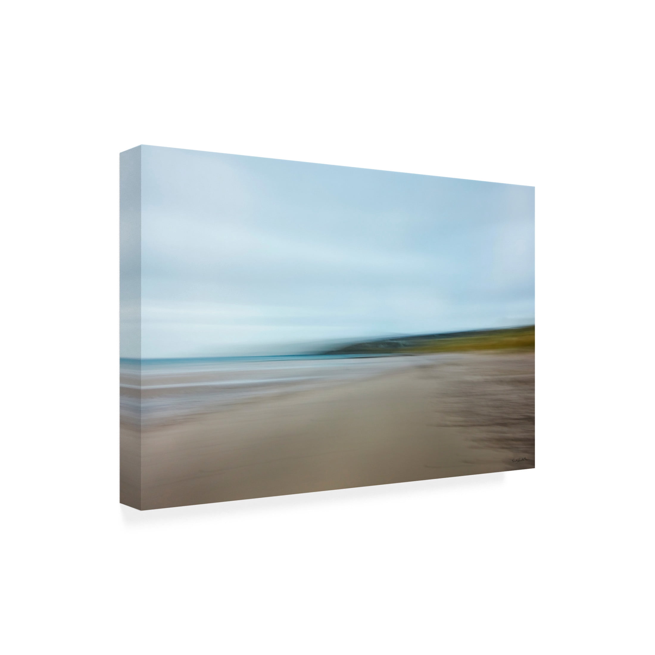 Canvas Wall Art - Kent Burkhardsmeier 'Basking Seaweed' Wall Art for Living Room, Bedroom, or Office Décor by Trademark Fine Art - 19 x 12 Inches