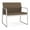 Castillo Quarry, variant on Lesro Gansett Polyurethane Bariatric Chair Waiting Room Guest in Silver/Castillo Batik Blue