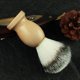 thumbnail image 3 of Men Shaving Beard Brush Badger Hair Shave Wooden Handle Facial Cleaning Appliance High Quality Pro Salon Tool, 3 of 4