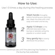 Alteya Organics Piercing Aftercare - USDA Certified Organic 15ml