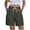 Dark Gray, variant on Fsgntruao Women Solid Color Clothing With Elastic Casual Elastic Pockets Five-Point Four Pockets Pants Overalls