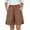 #02 Brown 【Mix & Match: Stock Up on Your Favorite Colors】, variant on Women's Soft Cotton Casual Loose Fit Shorts With Pockets, Elastic Waist, Full Coverage, Lightweight Summer Comfort, For Hiking, Travel, Daily Wear, Ladies Relaxed | TruBelle,Gray XL