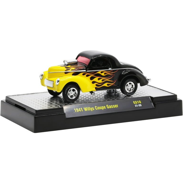 ベビーグッズも大集合 Coupe Willys 1941 Gasser Yellow with Black - Model Diecast ミニカー