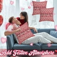 thumbnail image 6 of Harpi Decorative Throw Pillow Covers Clearance Valentine's Day Pillow Covers 18x18 Inch Set Of 2 White Hearts Decor Throw Pillow Covers Valentine's Day Cushion Case Decoration for Sofa Couch, 6 of 7