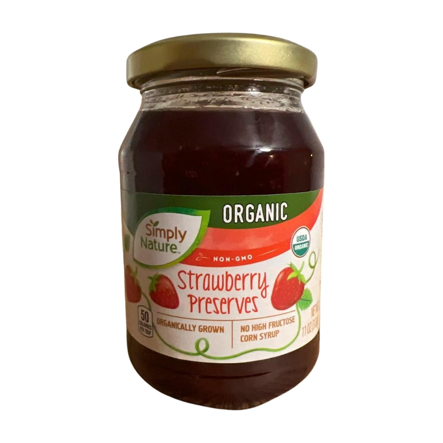 Organic Strawberry, Blueberry, Raspberry Preserves, No High Fructose Corn Syrup, Non-GMO, 11 oz x 3 (936g)