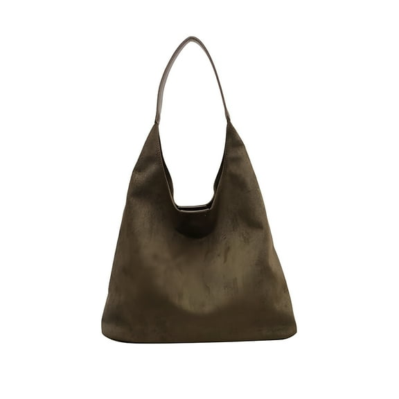GASTROPOD Crossbody Bag, Shoulder Bag, Tote Bags for Women Work Bags Suede Slouchy Bag Handbag Office Tote Handbag Brown Suede Bag Tote Bag for Women