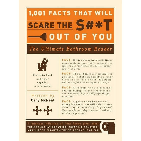 1,001 Facts That Will Scare the S#*t Out of You: The Ultimate Bathroom Reader, (Paperback)