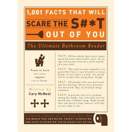 1,001 Facts That Will Scare the S#*t Out of You: The Ultimate Bathroom Reader, (Paperback)