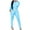 Sky Blue, variant on Honeeladyy Plus Sweatsuits for Women 2PC Long Sleeve Pullover Sweatshirt Long Sweatpants Tracksuits Sweatsuits Set
