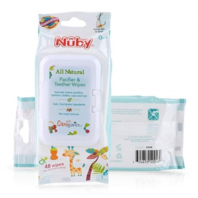 nuby soother and teether wipes
