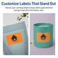 thumbnail image 4 of Avery Printable Rectangle Labels, Bright Orange, 2" x 3.75", 640ct, 4 of 11