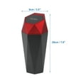 thumbnail image 5 of Unique Bargains Car Trash Can Portable Car Cup Holder Plastic Trash Bin Red 1 Pcs, 5 of 6