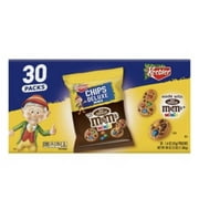 Chips Deluxe Cookies | Individually Wrapped, Mini Chocolate Chip  Cookies With Real M&M's |  Mini Cookies, Travel | 30 Packs, 48 Oz Box
