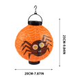 thumbnail image 2 of Cififendec Halloween Paper Lanterns, Light Up Hanging Themed Paper Lantern Props for Night Party Decor and Porch Hanging Ornament, 9.84"×7.87", 2 of 7