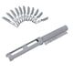 thumbnail image 3 of Rodillos Rizadores de Cabello, 12 Piezas Varillas para Permanente del Cabello de Resina PlásTica Varillas para Permanente Varillas para rizar de Estructura Hueca de 8x2 cm para, 3 of 7
