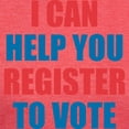 thumbnail image 3 of CafePress - I CAN HELP YOU REGISTER TO VOTE VOLUNTEER VOTER T - Womens Tri-blend T-Shirt, 3 of 4