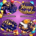 thumbnail image 4 of Gold Star Banner Purple Yellow Balloons Royal Birthday Backdrop Golden Crown Sparkling Design Starry Birthday Background for Birthday Party Photo Backdrop Indoor Event, 4 of 9