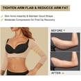 thumbnail image 5 of MANIFIQUE Arm Shaper for Women Post Surgery Arm Lipo Compression Sleeves Slimming Arm Faja Front Closure Shapewear, 5 of 7