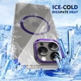 thumbnail image 5 of ELEHOLD Clear Case for iPhone 15 Pro Max, Compatible with Mag safe Accessory Military Grade Drop Protection Anti-Yellowing Clear Slim Rugged Shockproof Protective Case for iPhone 15 Pro Max,Purple, 5 of 8