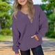 thumbnail image 1 of Blusas y camisas de manga larga con cuello redondo para niños y niñas, sudaderas casuales de manga larga, lindas sudaderas de gran tamaño con bolsillo de polar, chaquetas para niñas, 1 of 8
