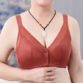 thumbnail image 2 of biudgviw Front Closure Bras for Women Wireless Adjustable Strap Full Coverage Bras Breathable High Support Mesh Bralettes, 2 of 3